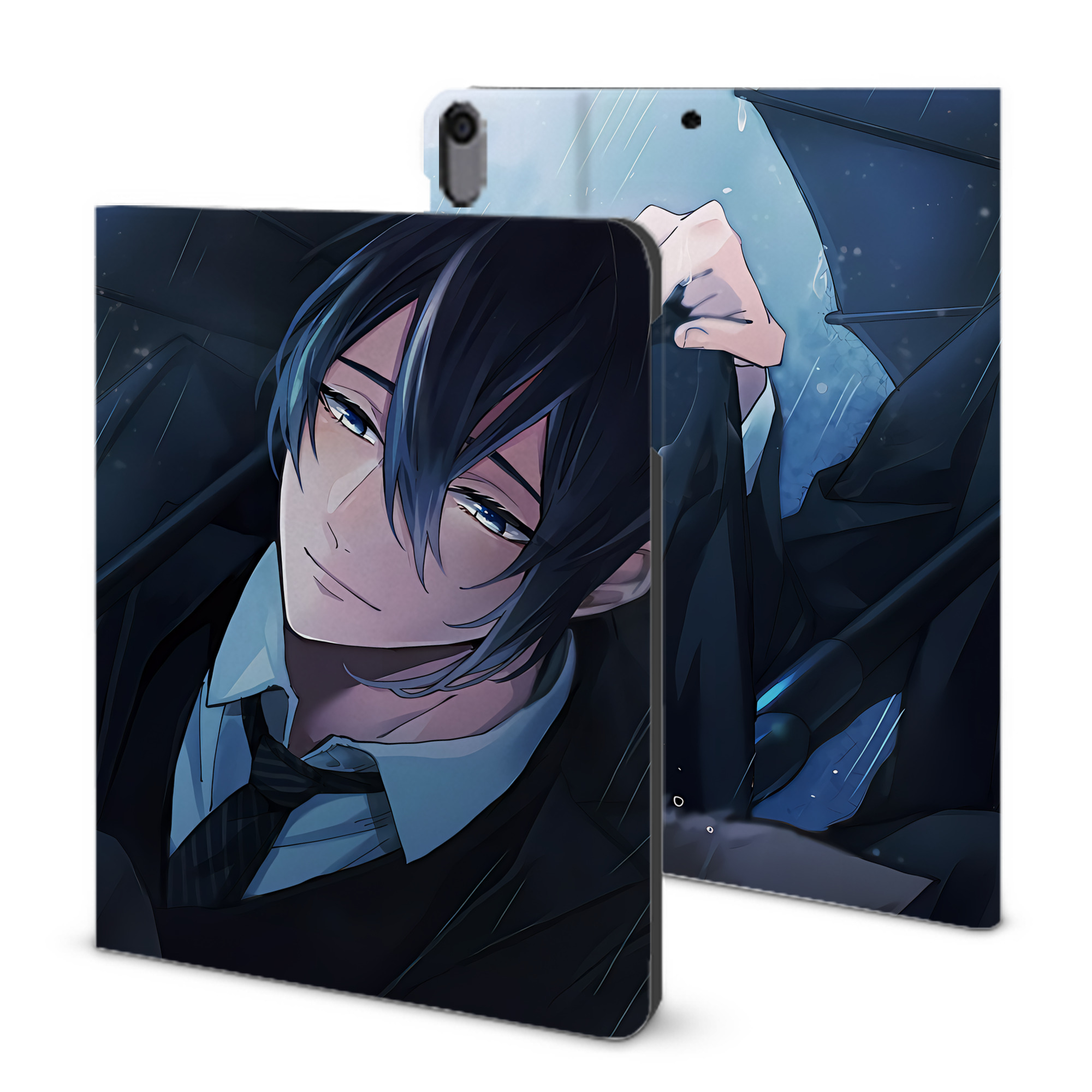 （画像用） 刀剣乱舞 Touken Ranbu IPad ケース ブック型 PUレザー TPU 耐衝撃 軽量 薄型 ペン収納なし 全面保護 IPad 各モデル対応